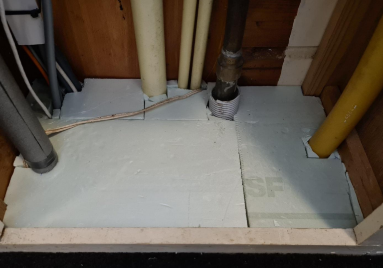 Vloer meterkast isoleren